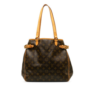 Louis Vuitton Monogram Bag Leather Brown