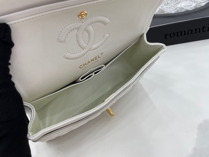 Chanel White Quilted Classic Chain Bag – Bags Junction