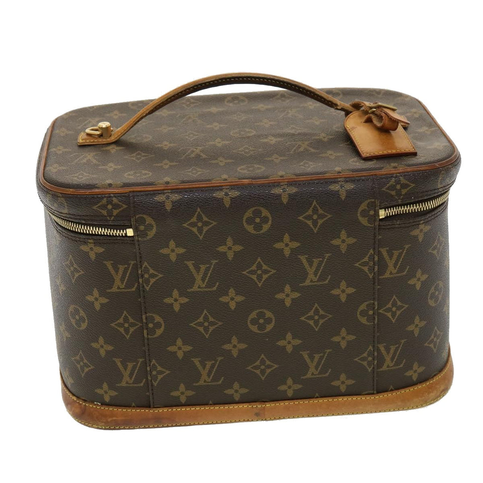 Louis Vuitton Monogram Nice Hand Bag 2way LV Auth ac1149