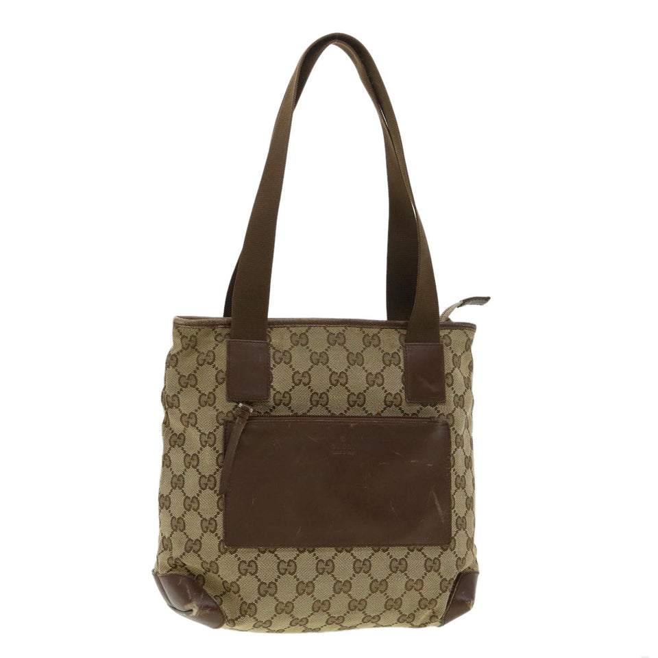 Gucci GG Canvas Tote Bag Beige ac1327
