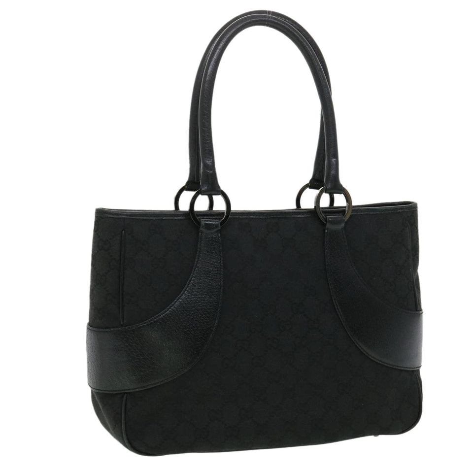 Gucci GG Canvas Shoulder Bag Black ac1349