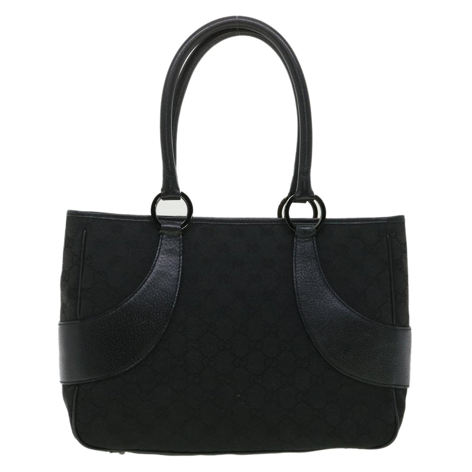 Gucci GG Canvas Shoulder Bag Black ac1349