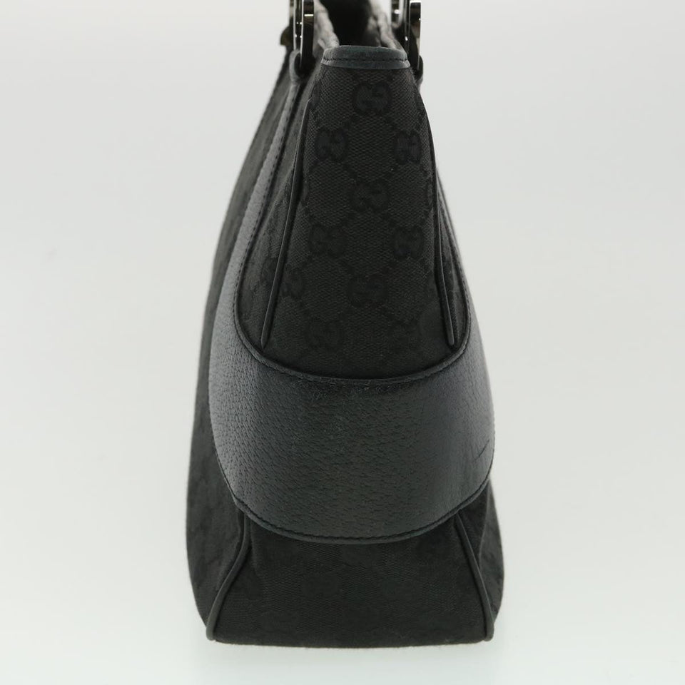 Gucci GG Canvas Shoulder Bag Black ac1349