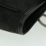 Gucci GG Canvas Shoulder Bag Black ac1349
