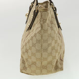 Gucci GG Canvas Tote Bag Beige Gold 137396 ac1626