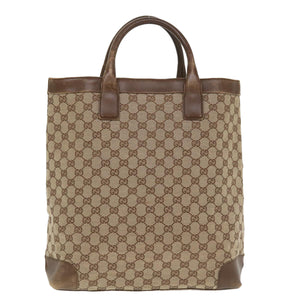 Gucci GG Canvas Hand Bag Beige 0021121 ac1635