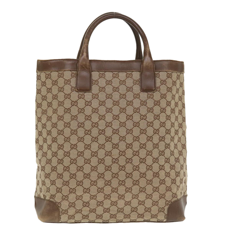 Gucci GG Canvas Hand Bag Beige 0021121 ac1635