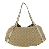 Gucci GG Canvas Shoulder Bag Beige 130736 ac1684