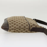 Gucci GG Canvas Shoulder Bag Canvas Beige Brown 145856 ac1754