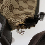 Gucci GG Canvas Shoulder Bag Canvas Beige Brown 145856 ac1754