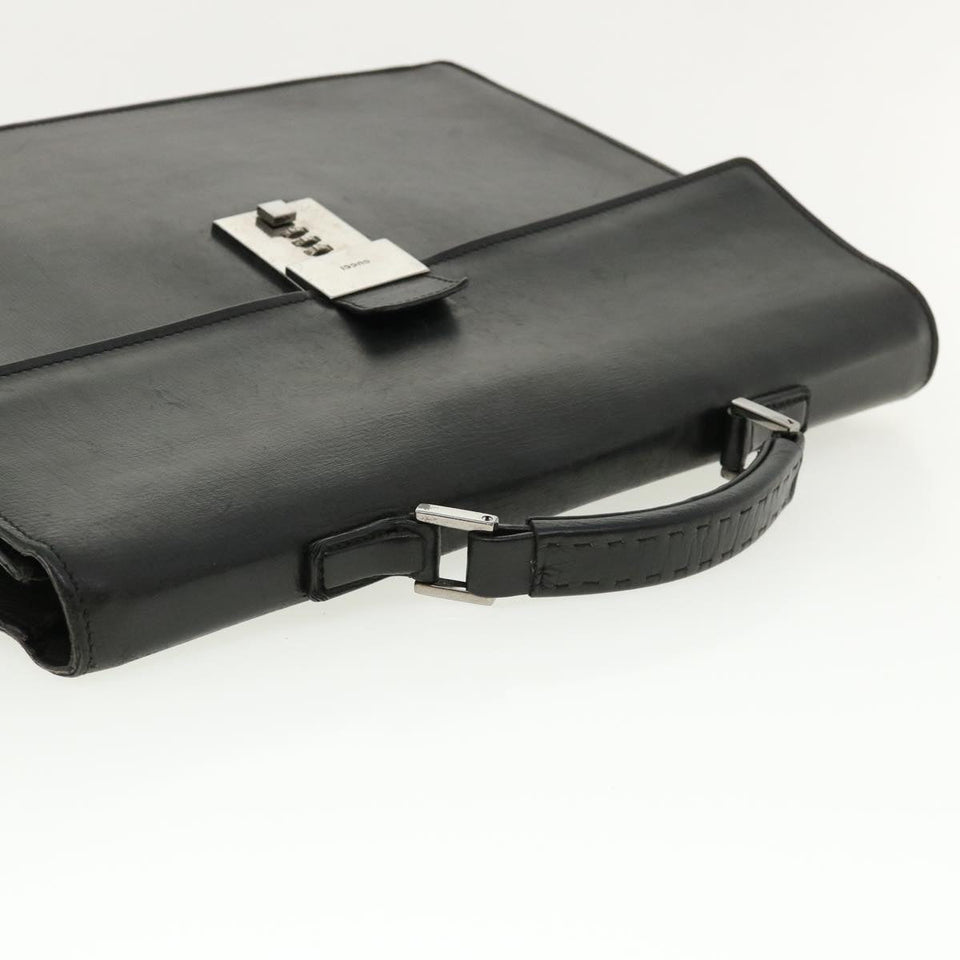Gucci Business Bag Leather Black 34044 ac1756