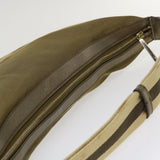 Gucci Sherry Line Shoulder Bag Canvas Gold ac1764