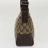 Gucci GG Canvas Shoulder Bag Canvas Beige Brown 114273 ac1767