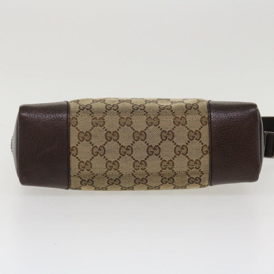 Gucci GG Canvas Shoulder Bag Canvas Beige Brown 114273 ac1767
