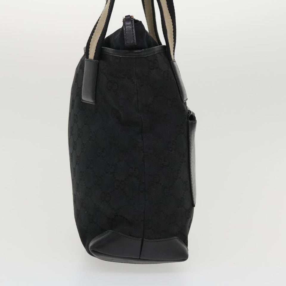 Gucci GG Canvas Tote Bag Black White 0190402 ac1822