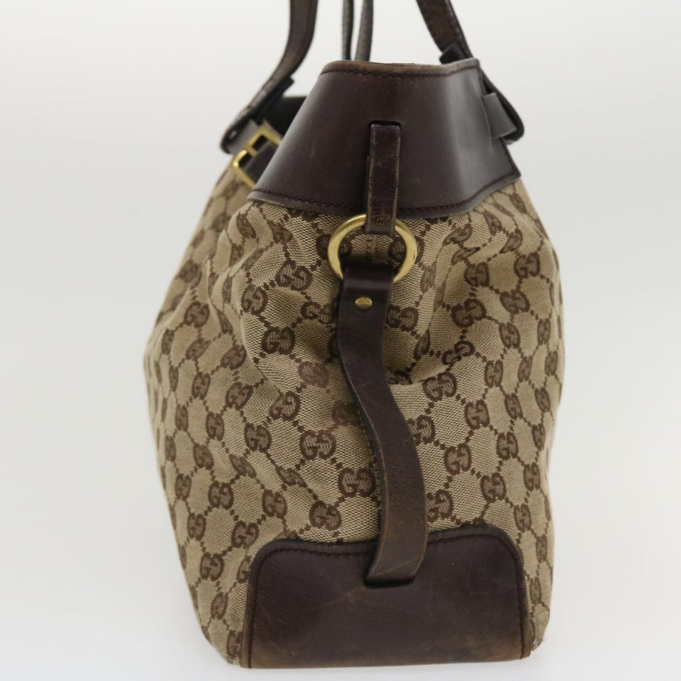 Gucci GG Canvas Hand Bag Beige 106251 ac1823