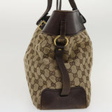 Gucci GG Canvas Hand Bag Beige 106251 ac1823