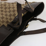 Gucci GG Canvas Hand Bag Beige 106251 ac1823