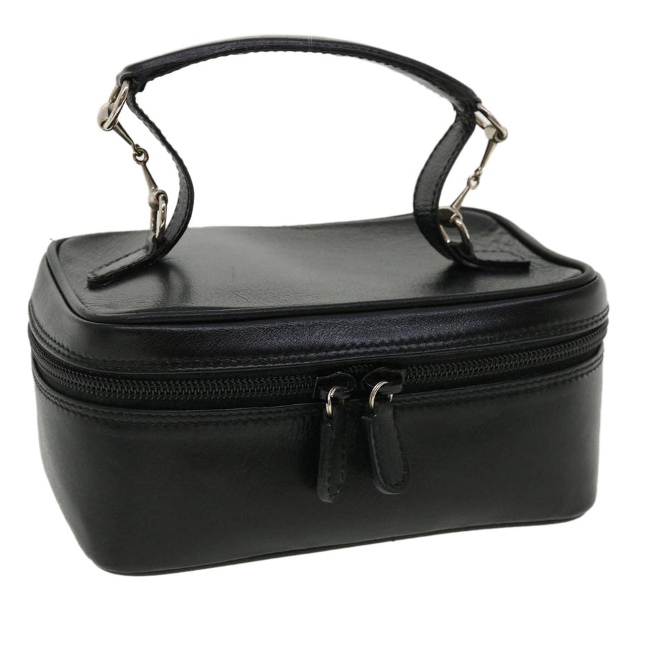 Gucci Vanity Cosmetic Pouch Leather Black 032 270 0141 ac1828
