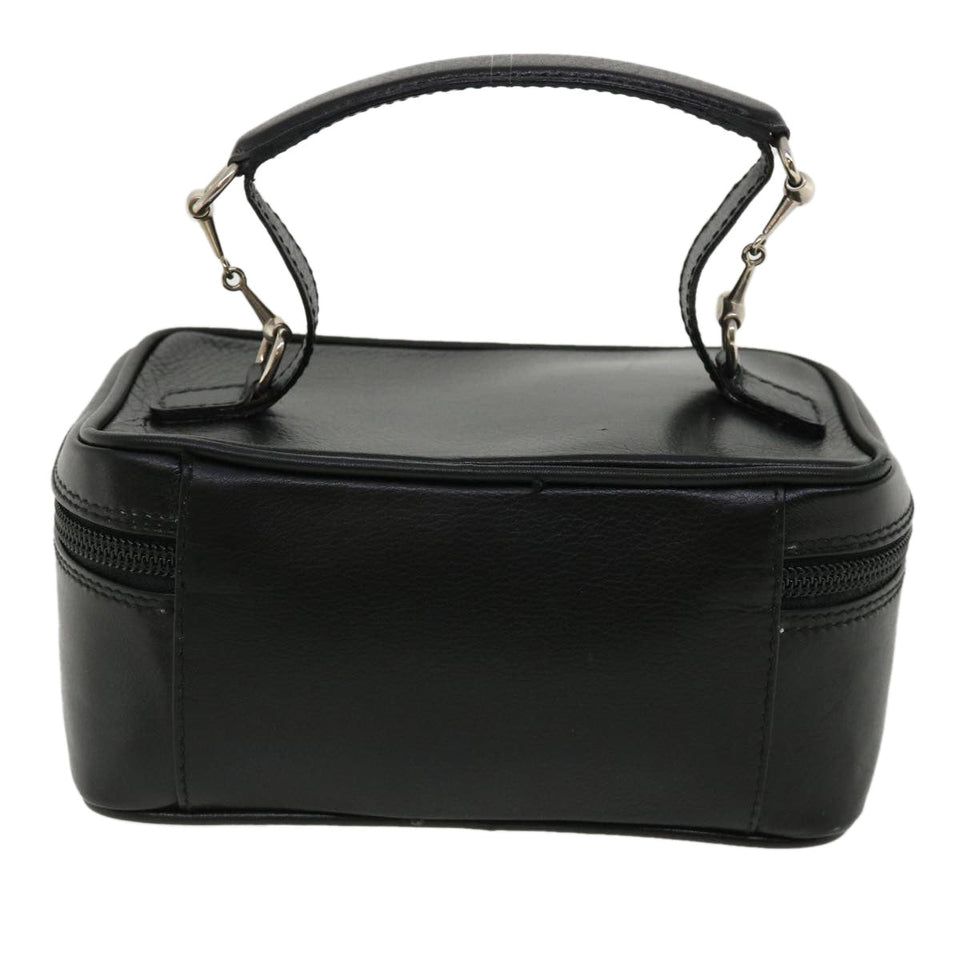 Gucci Vanity Cosmetic Pouch Leather Black 032 270 0141 ac1828