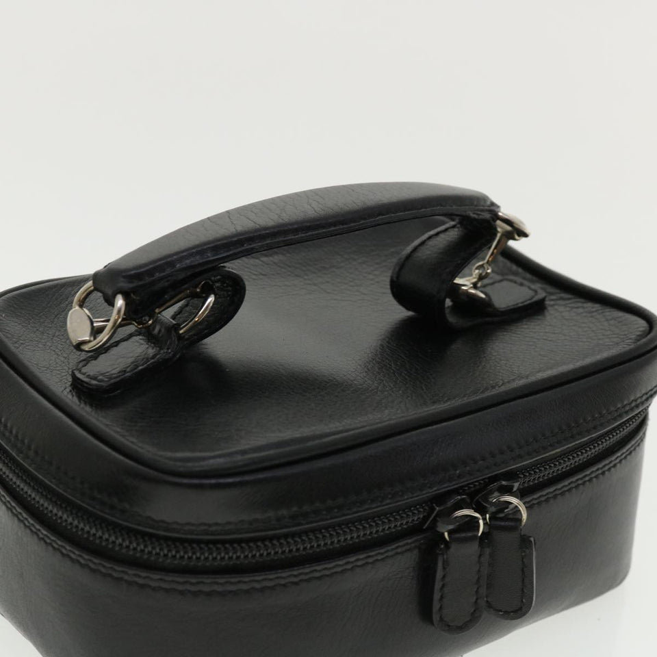 Gucci Vanity Cosmetic Pouch Leather Black 032 270 0141 ac1828