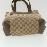 Gucci GG Canvas Tote Bag Beige Brown 0190401 ac1839