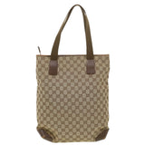 Gucci GG Canvas Tote Bag Beige Brown 0190401 ac1839
