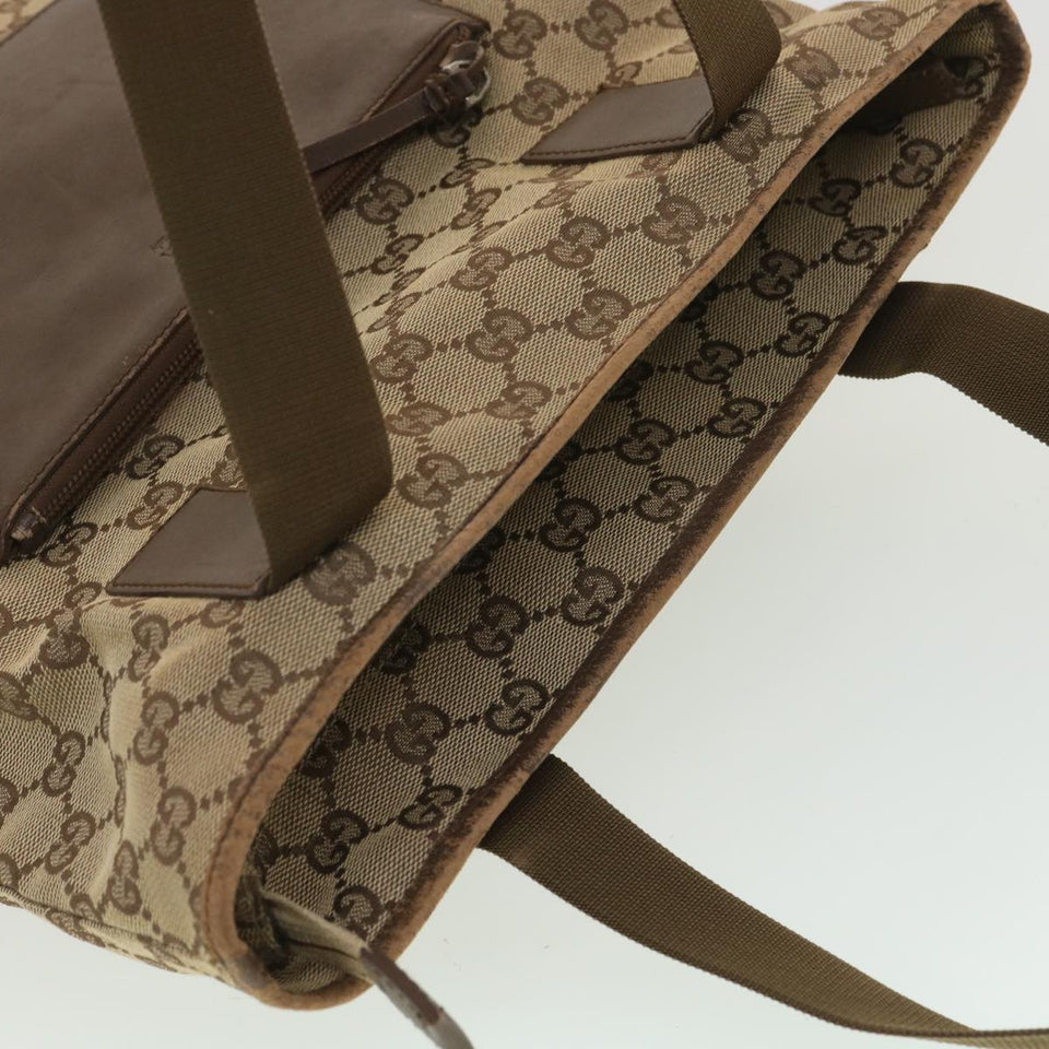 Gucci GG Canvas Tote Bag Beige Brown 0190401 ac1839