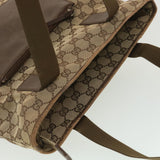 Gucci GG Canvas Tote Bag Beige Brown 0190401 ac1839