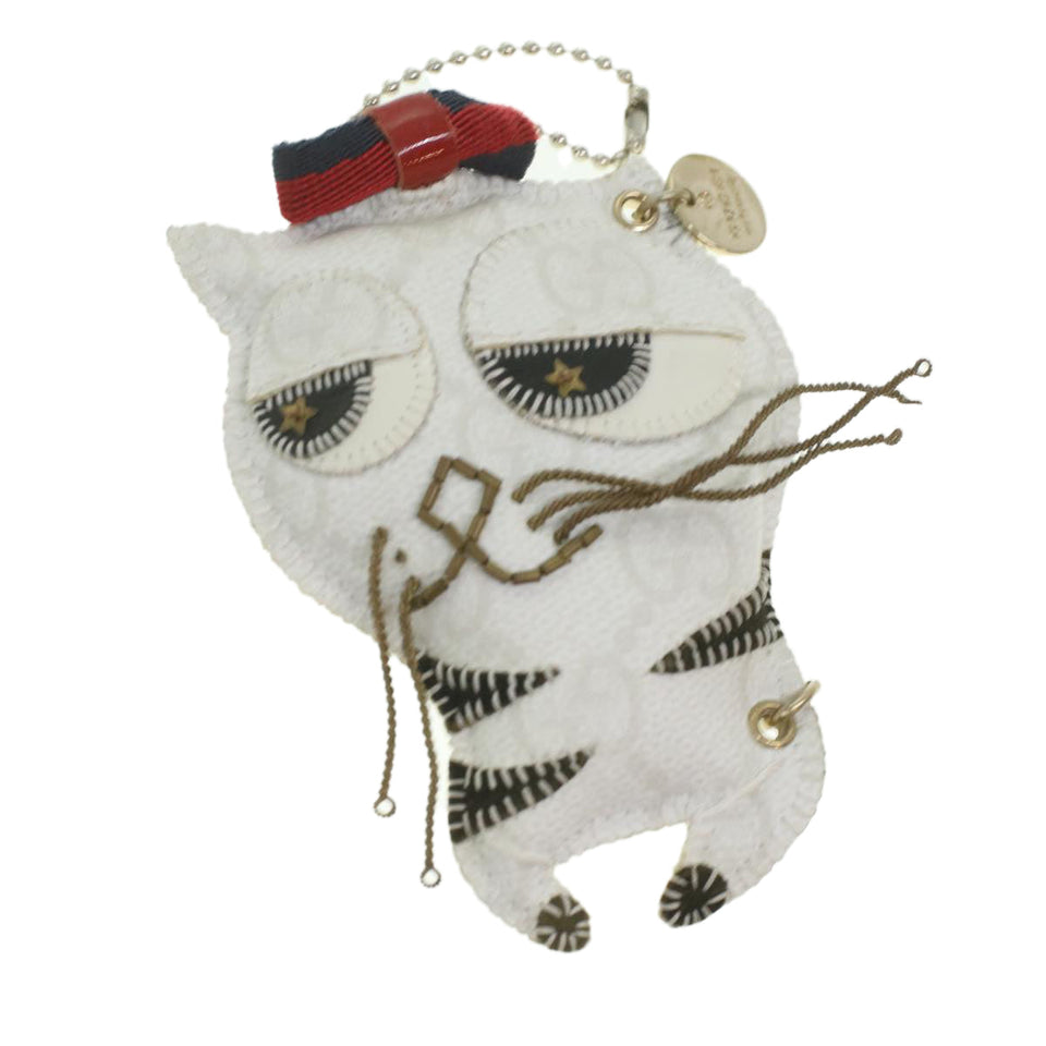 Gucci GG Canvas Charm White ac1871