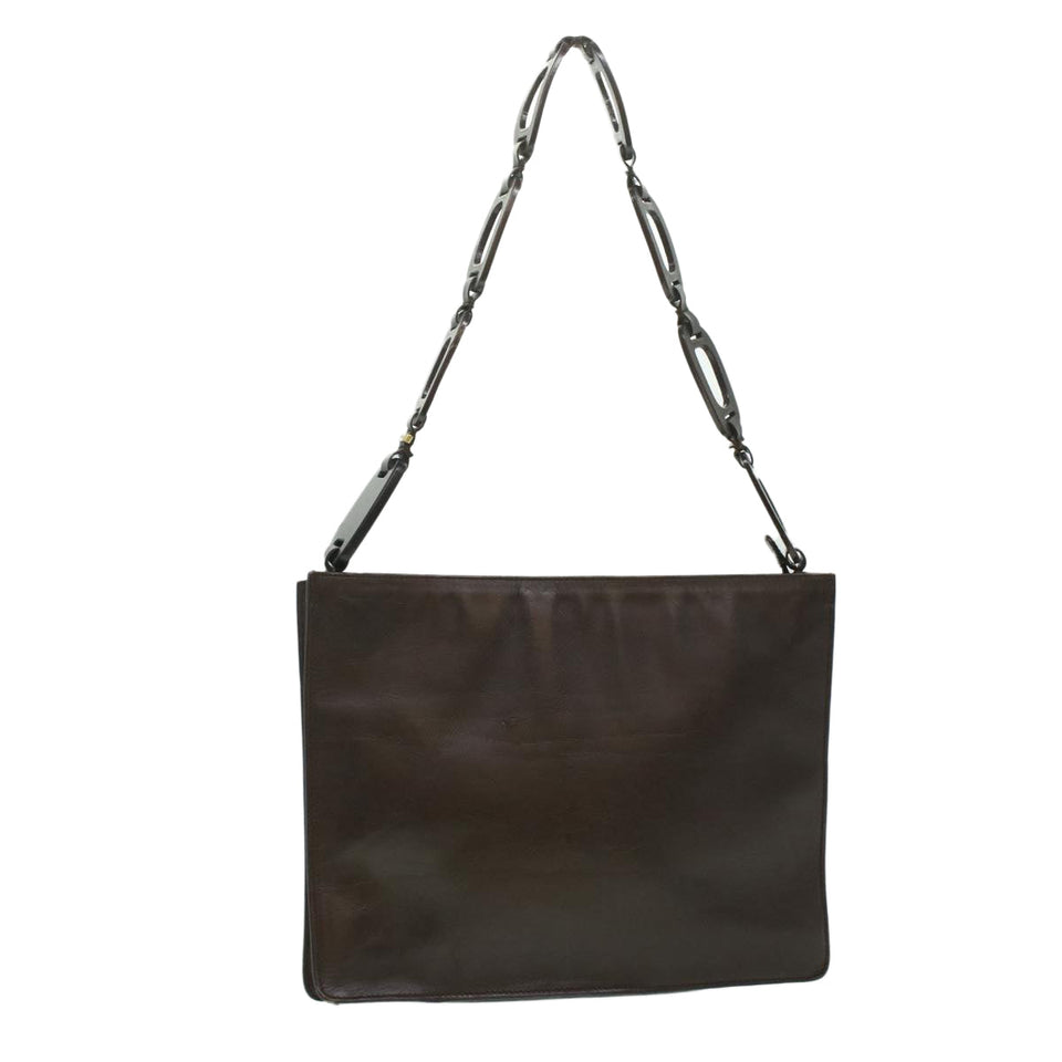 Gucci Shoulder Bag Leather Brown 001 2122 1822 ac1903