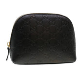 Gucci Guccissima Pouch Black 141810 ac1916