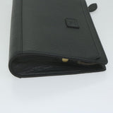 Luxury BurberrySs Clutch Bag Leather Black Auth ac2560