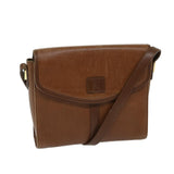 Luxury BurberrySs Shoulder Bag Leather Brown Auth ac2838