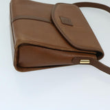 Luxury BurberrySs Shoulder Bag Leather Brown Auth ac2838