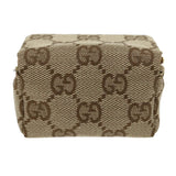 Gucci GG Canvas Pouch Beige ac929