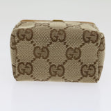 Gucci GG Canvas Pouch Beige ac929