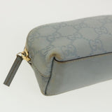 Gucci GG Canvas Guccissima Pouch Blue ac961