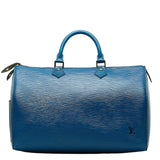 Louis Vuitton Louis Vuitton Epic Boston Bag Leather Tread Blue