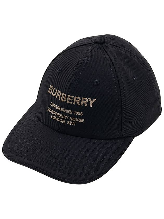Luxury Burberry Horseferry Motif Ball Cap