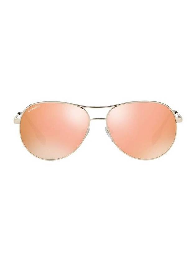 Luxury Burberry Eyewear Tara Boeing Sunglasses Light Gold
