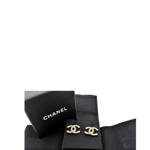 Chanel CC Over The Rainbow Crystal Earring Gold Multicolor