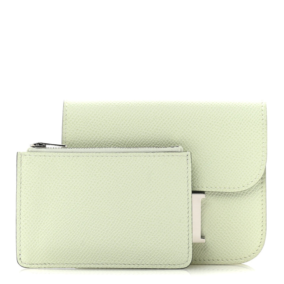 Hermes Epsom Constance Slim Wallet Vert Fizz