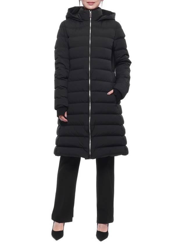 Luxury Burberry WoMen's New Bridge Down Long Padding Black