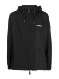 Luxury Burberry Men's Horseferry Logo Hooded Jacket Black
