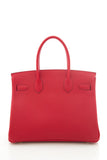 HermesRouge Casaque Epsom Leather Birkin 30 CM