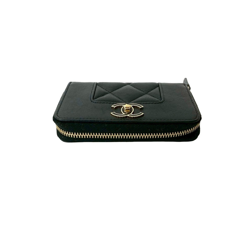 Chanel Mademoiselle Lambskin Coin Case