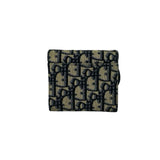 Christian Dior Oblique Canvas Leather Trifold Wallet