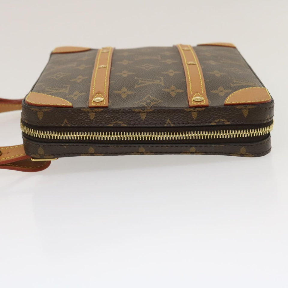 Louis Vuitton Monogram Soft Trunk Messenger MM Shoulder Bag Auth ak179A