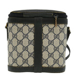Gucci Sherry Line GG Canvas Waist Bag PVC Leather Beige Navy Red am3111